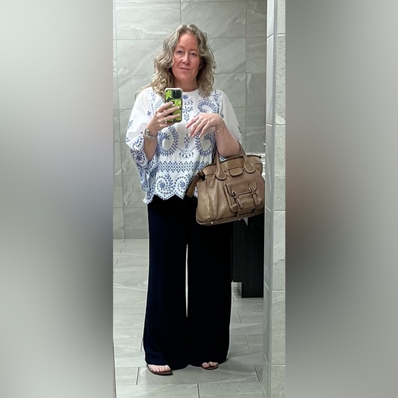 Tory Burch Mariana Top in White Size XL - Picture 7 of 16